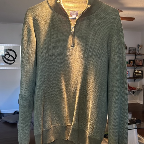 J-Crew Cotton Cashmere Half-Zip - Picture 8 of 8